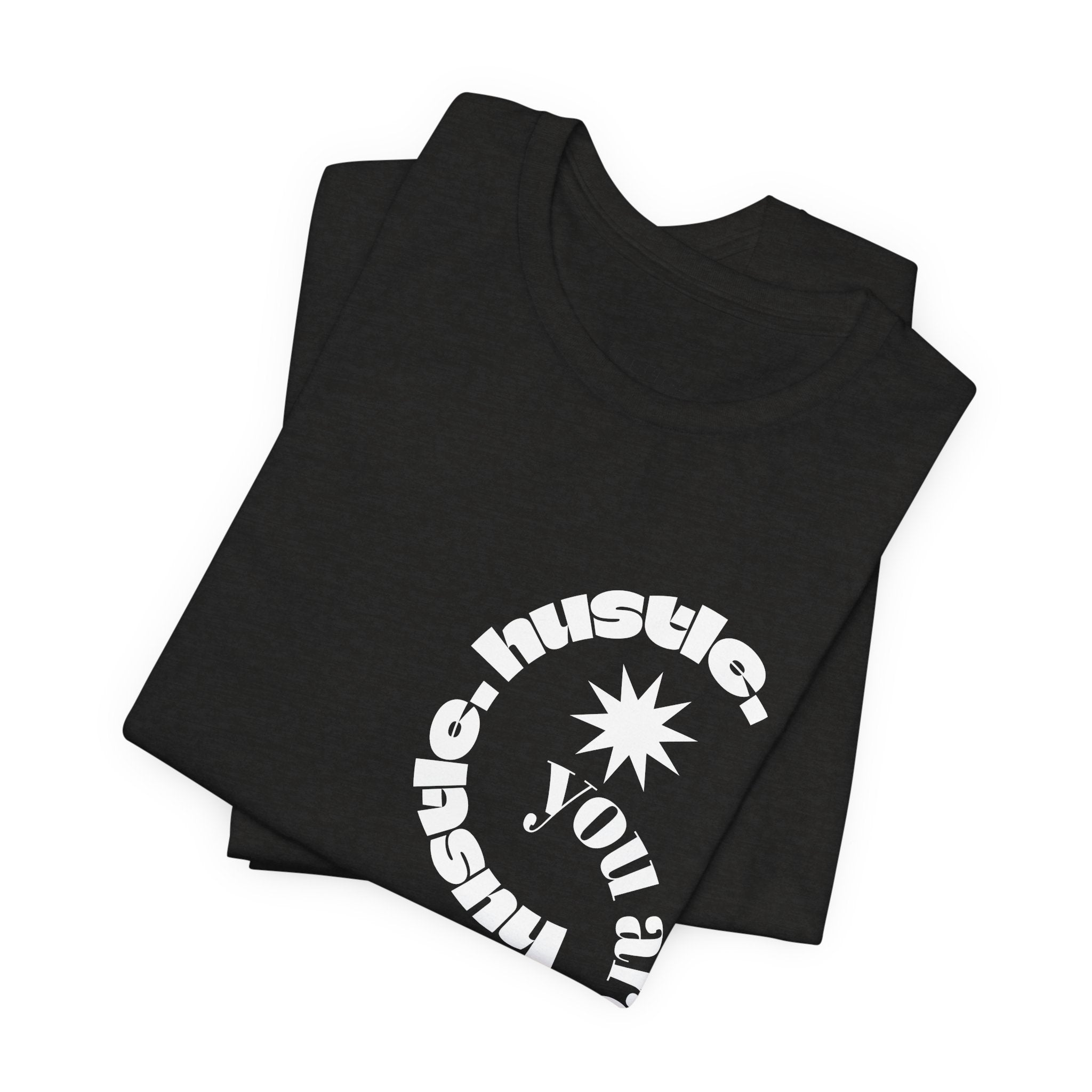 hustle. "Shine Bright" - Spiral Tee