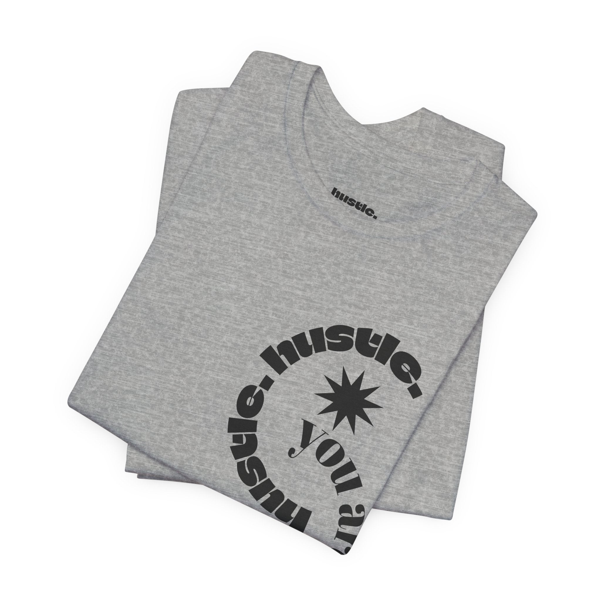 hustle. "Shine Bright" - Spiral Tee