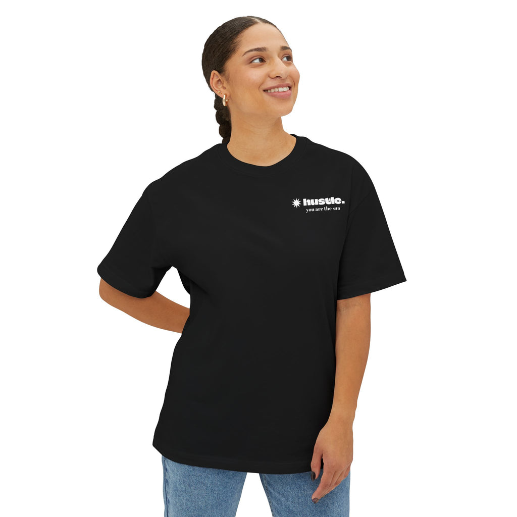 hustle. Oversized Boxy Tee