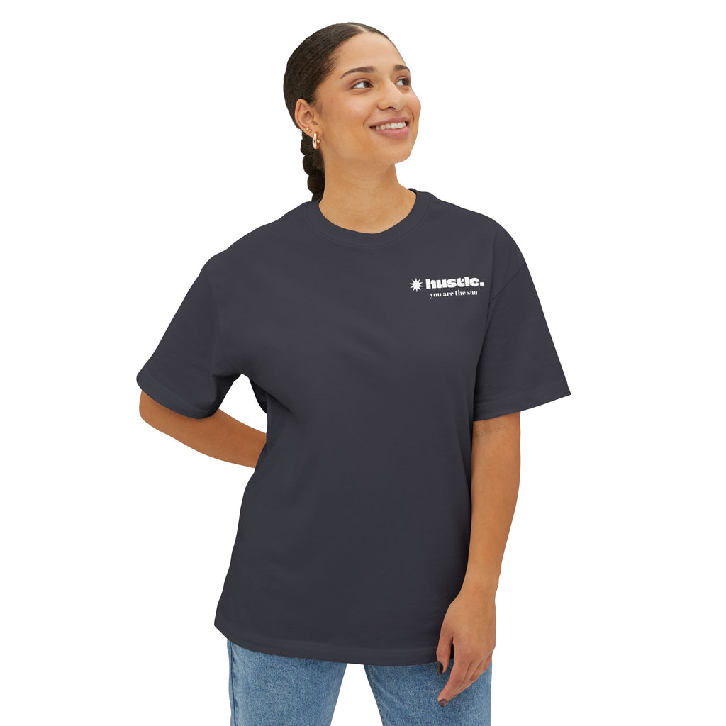 hustle. Oversized Boxy Tee
