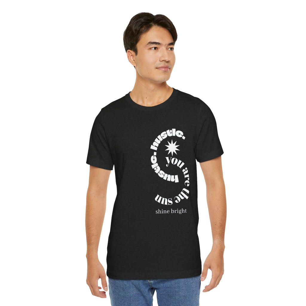 hustle. "Shine Bright" - Spiral Tee