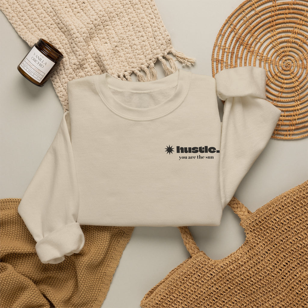 hustle. "Faith In God" - Crewneck Sweatshirt
