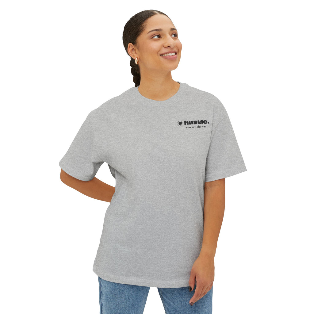 hustle. Oversized Boxy Tee