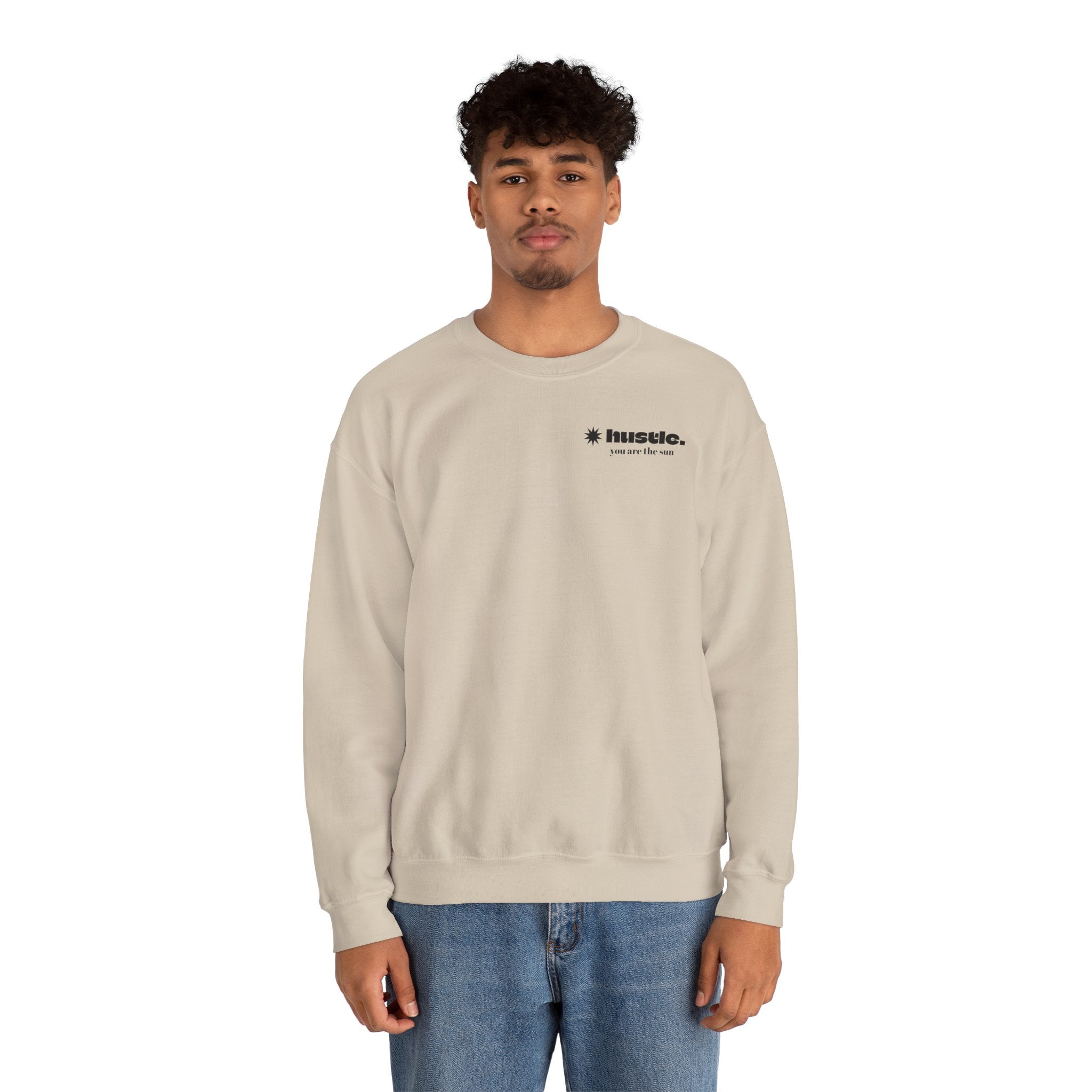 hustle. "Faith In God" - Crewneck Sweatshirt