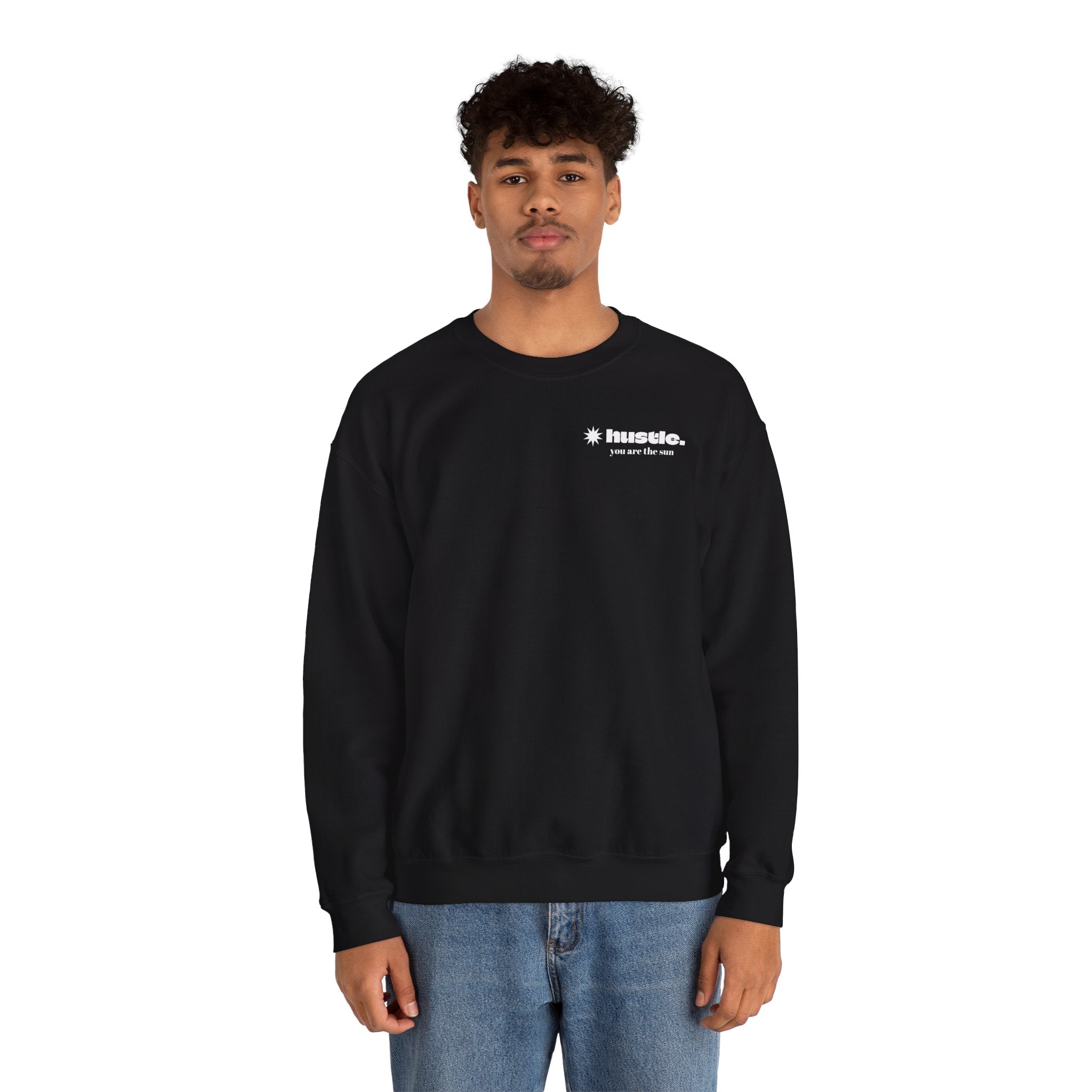 hustle. "Faith In God" - Crewneck Sweatshirt