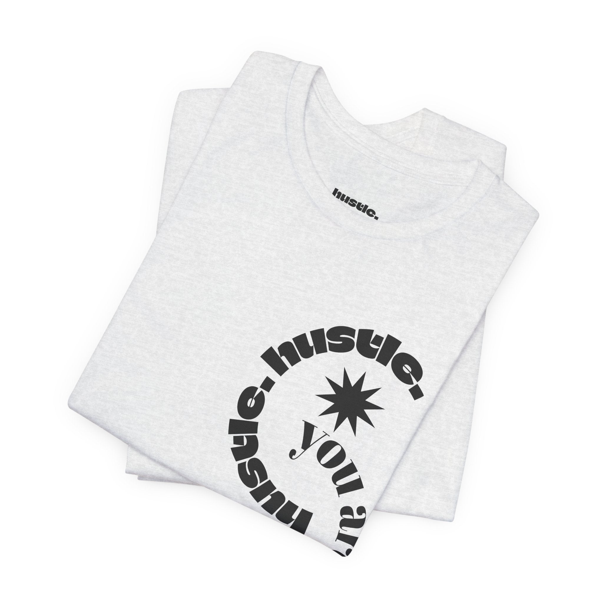 hustle. "Shine Bright" - Spiral Tee