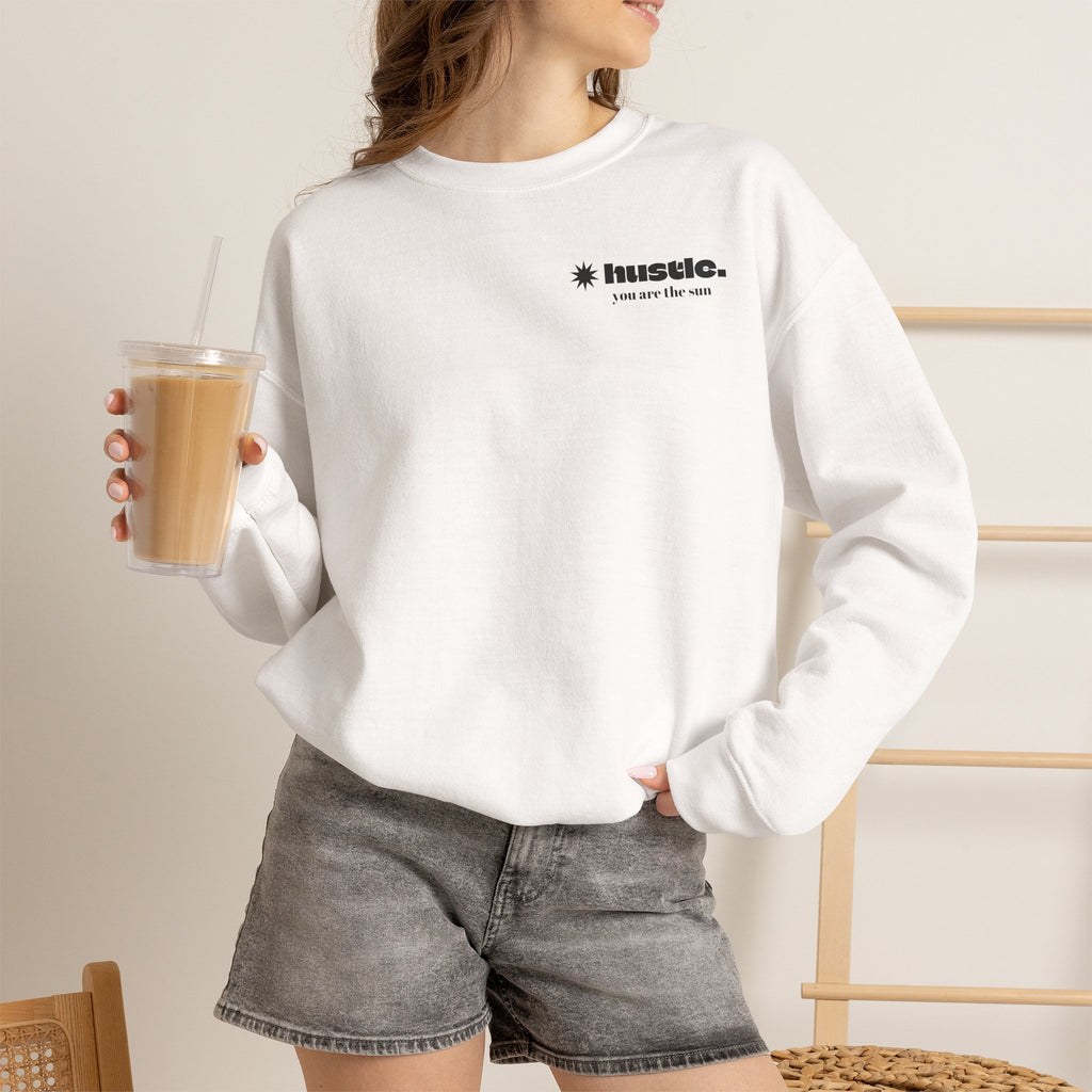 hustle. "Faith In God" - Crewneck Sweatshirt