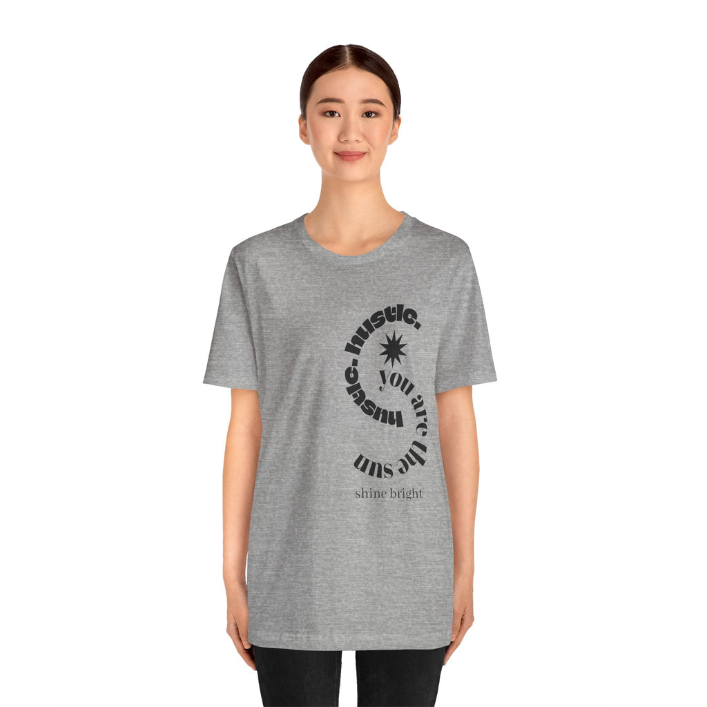 hustle. "Shine Bright" - Spiral Tee