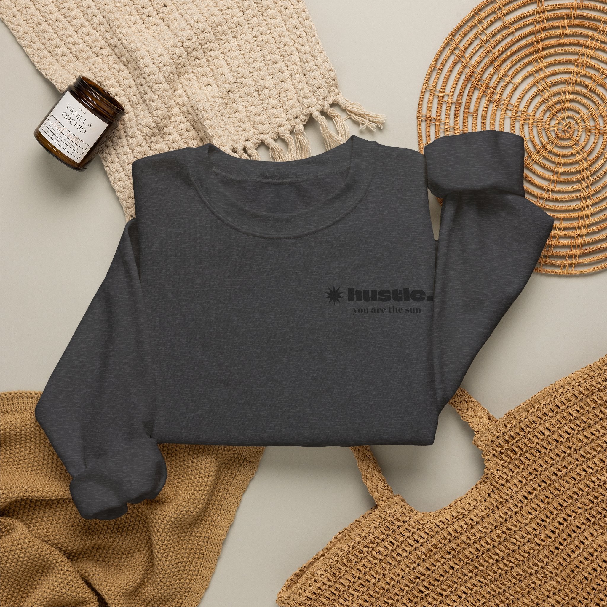 hustle. "Faith In God" - Crewneck Sweatshirt
