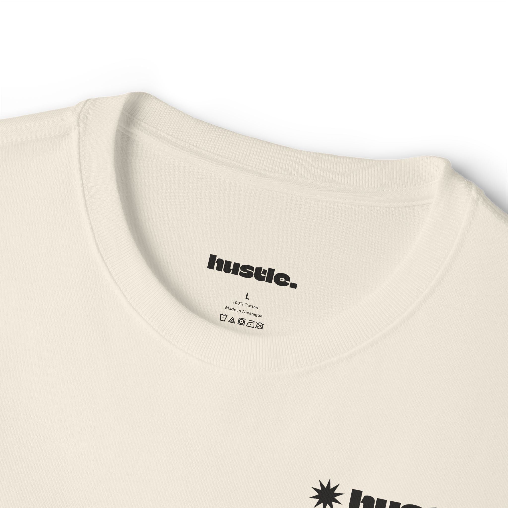 hustle. Oversized Boxy Tee